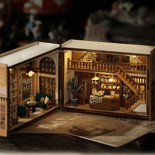 Bagel Time Miniature 3D Coffee & Bakery Kit