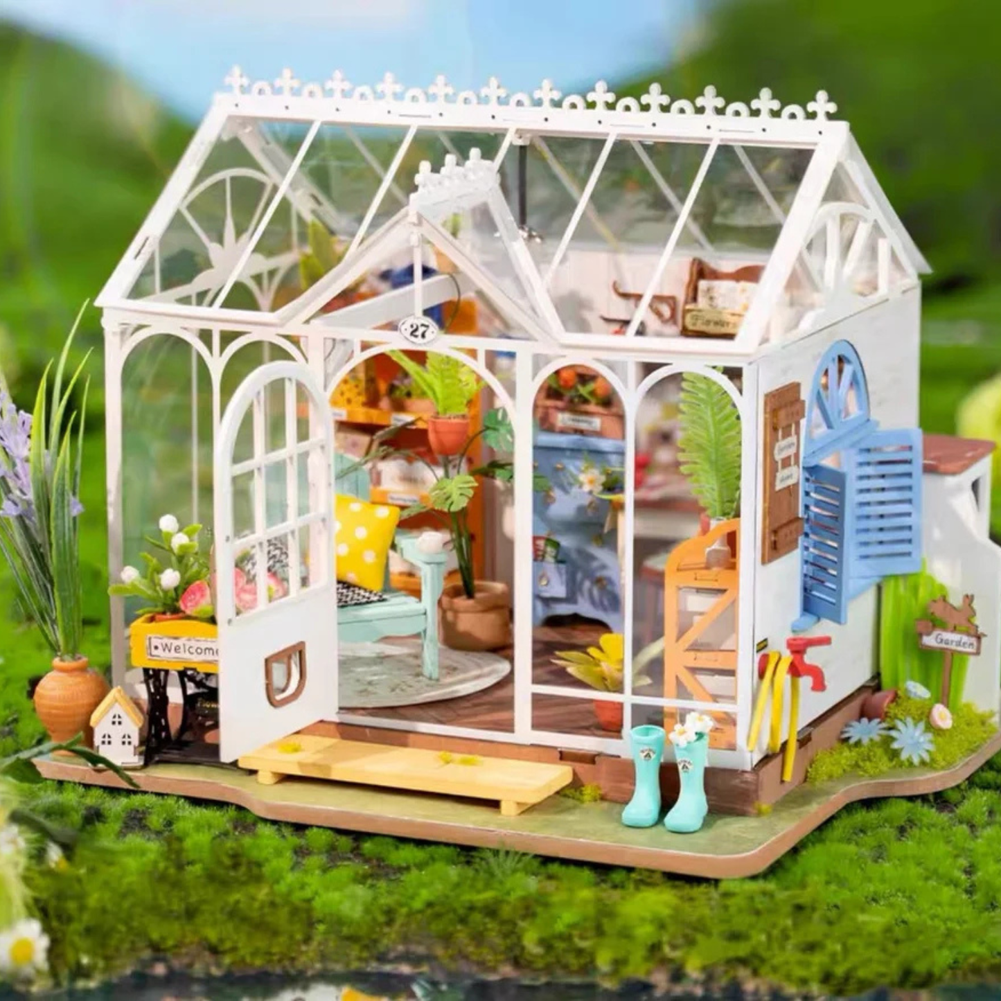 The Dreamy Garden House 3D DIY Miniature House Kit