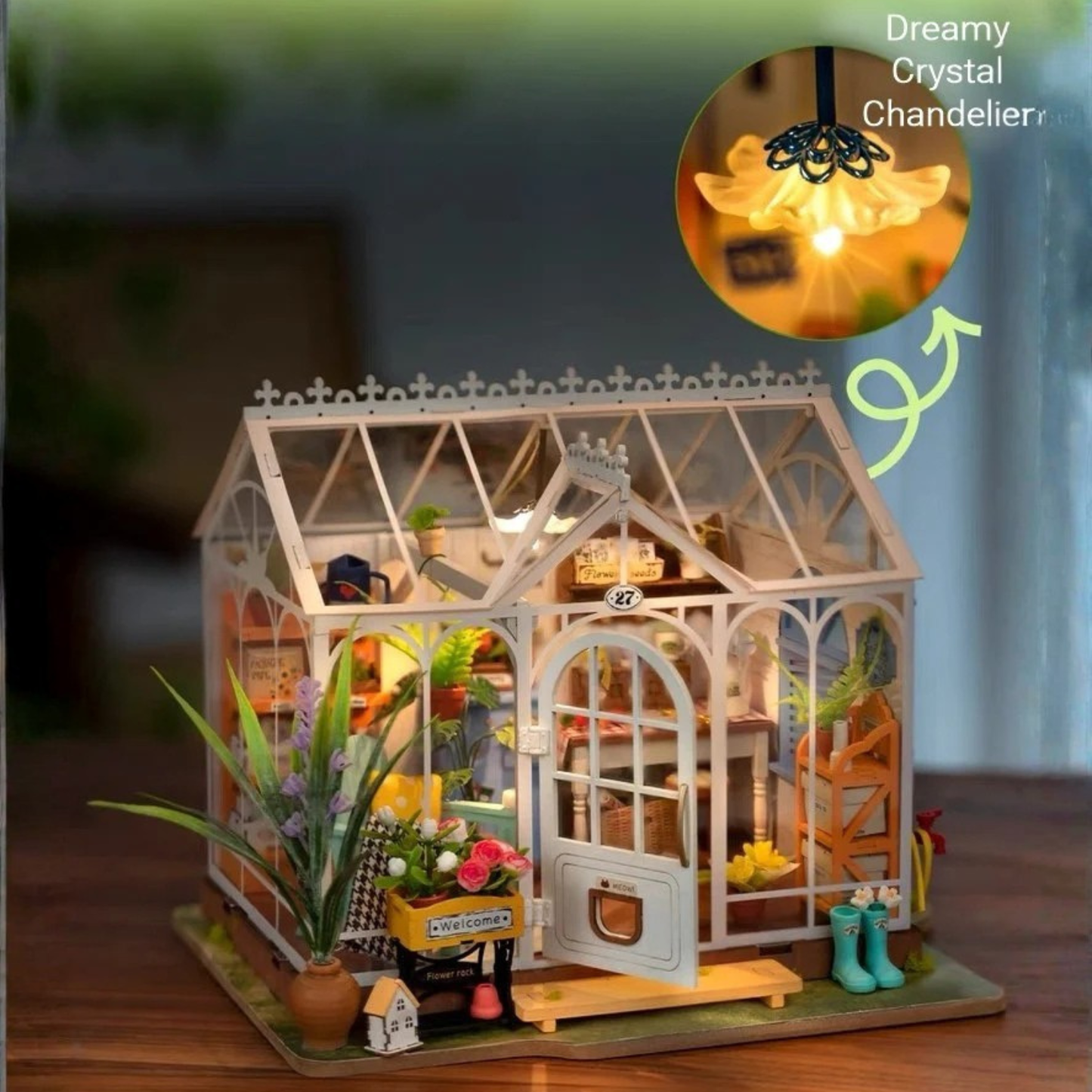 The Dreamy Garden House 3D DIY Miniature House Kit