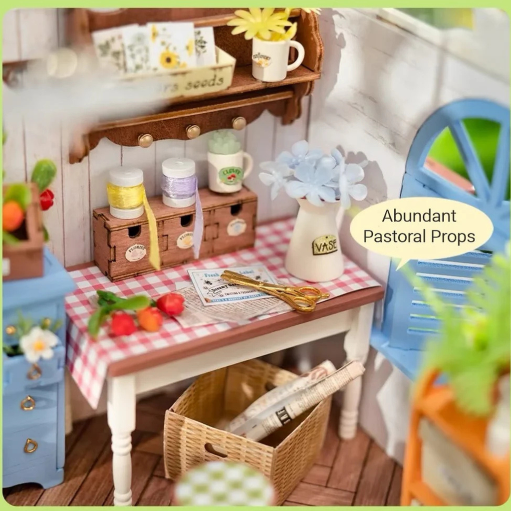 The Dreamy Garden House 3D DIY Miniature House Kit