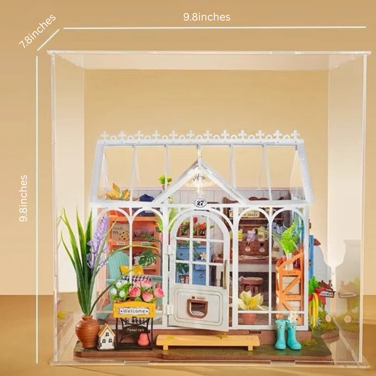 The Dreamy Garden House 3D DIY Miniature House Kit