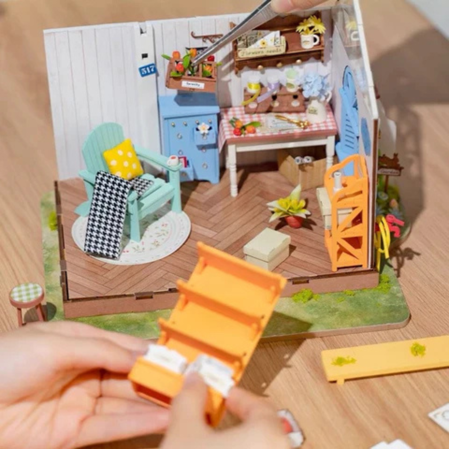 The Dreamy Garden House 3D DIY Miniature House Kit