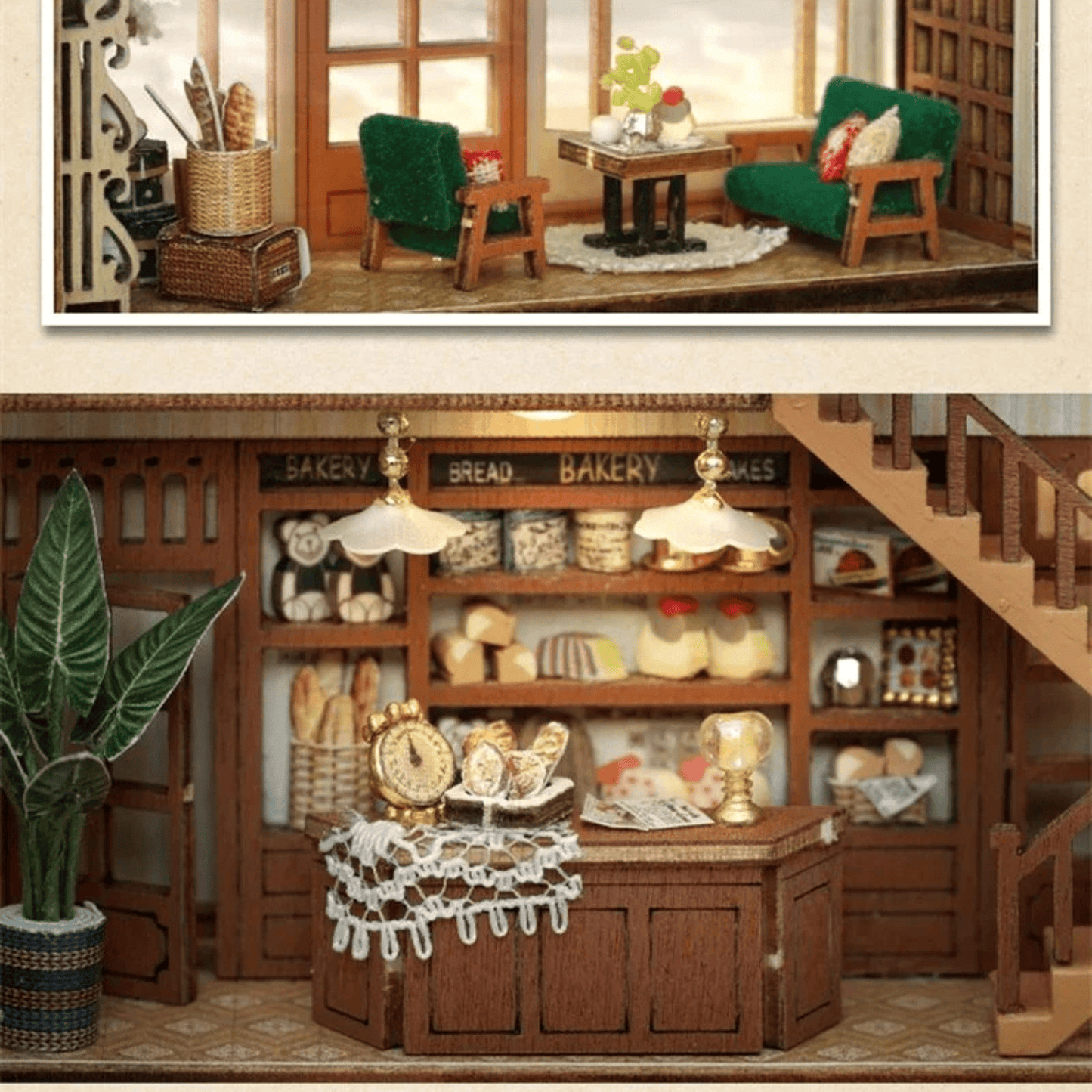 Bagel Time Miniature 3D Coffee & Bakery Kit