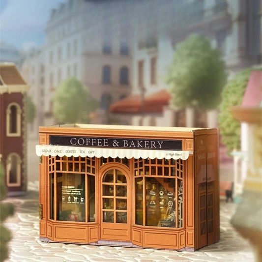 Bagel Time Miniature 3D Coffee & Bakery Kit