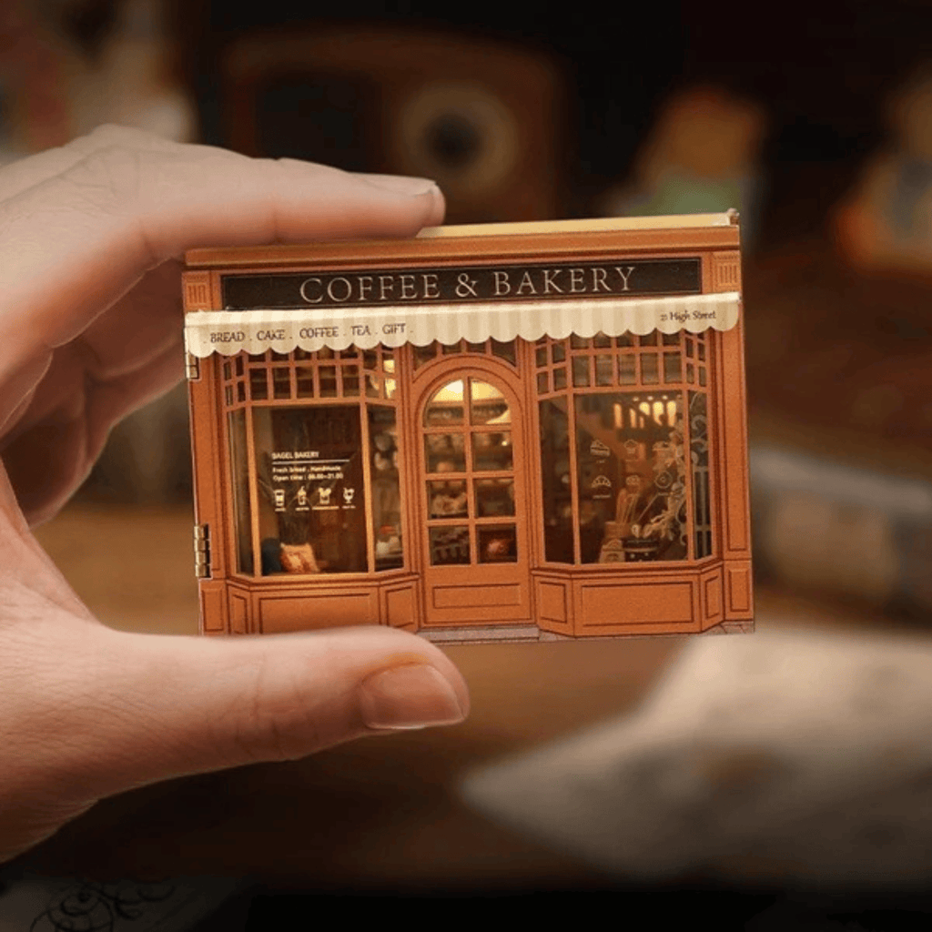 Bagel Time Miniature 3D Coffee & Bakery Kit