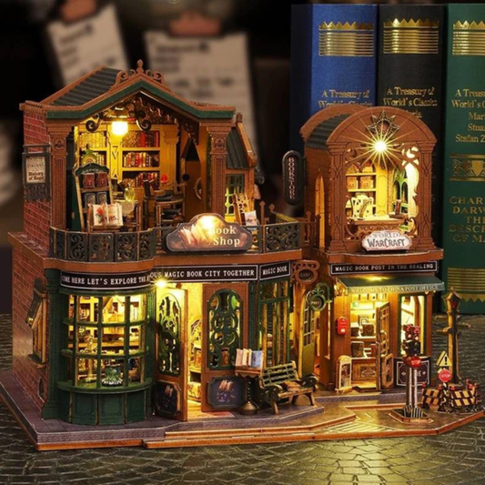 Twilight Bookstore 3D DIY Vintage Bookshop Kit