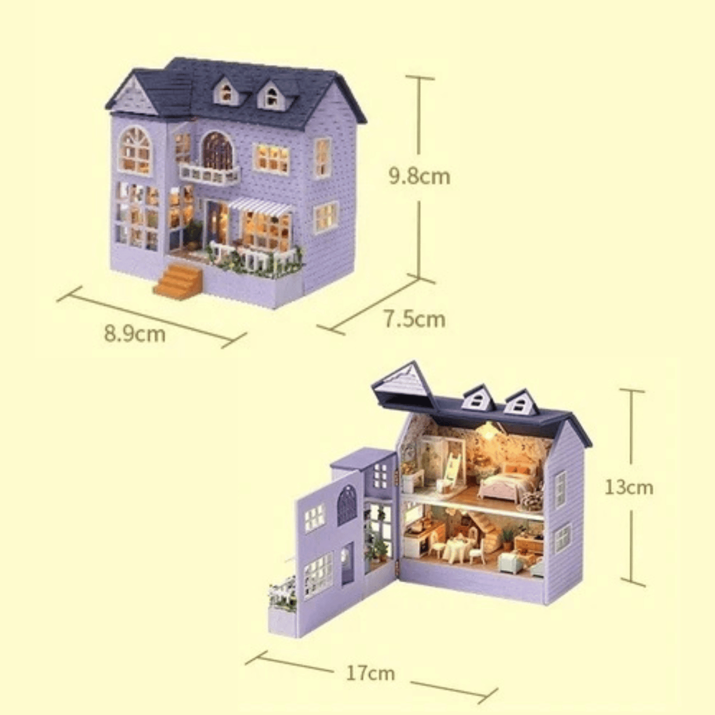 Happy House 3D DIY Classic Cottage Kit