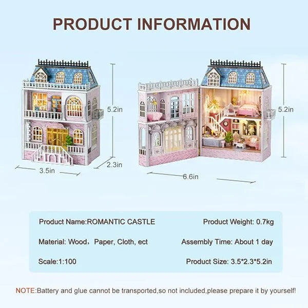 Romantic Castle 3D DIY Fantasy Palace Kit